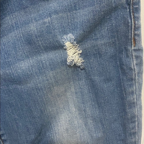 Refuge Women's Distressed Blue Skinny Jeans - Picture 5 of 7